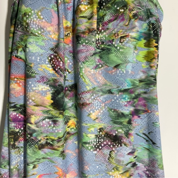 Prana Cantine Dress Blue Graceful Stretch Halter Double Strap back Round Neck XS - Picture 7 of 16